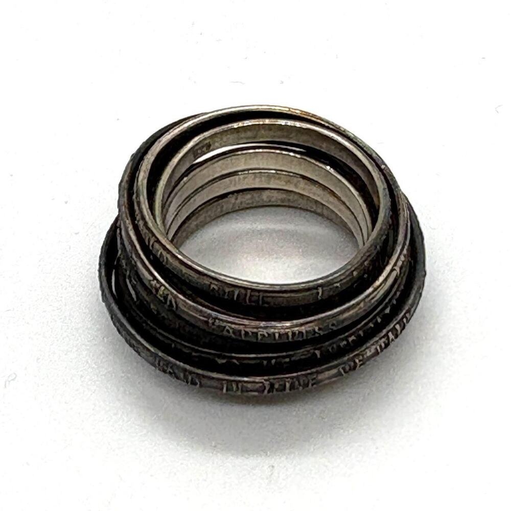 Werkstatt München Silver Wound Ring M